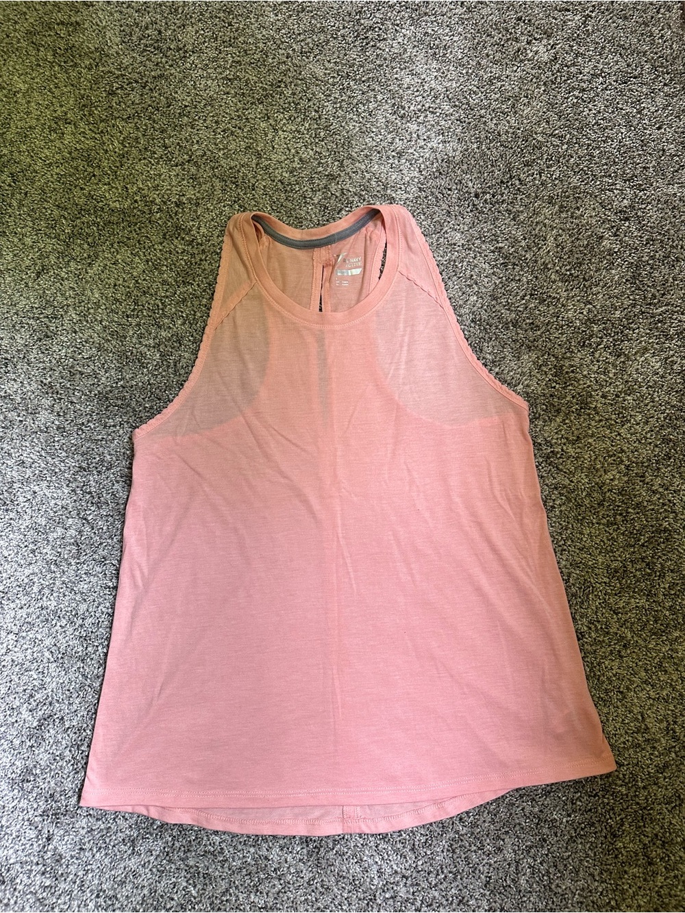 Old Navy Soft Pink/ Coral Racerback Tank Top